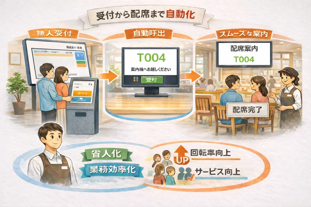 【飲食店向け】LINEで順番待ち＆予約受付